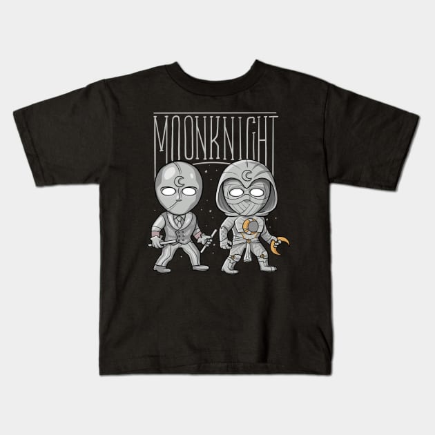 White knights Kids T-Shirt by ajax2099